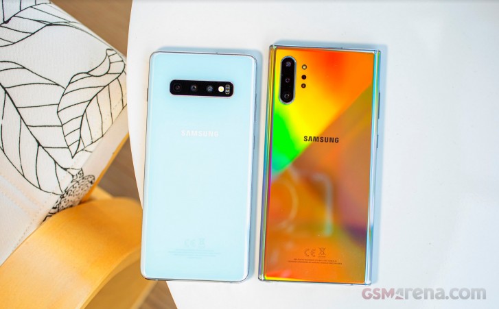 Samsung Galaxy S10 and Galaxy Note10+