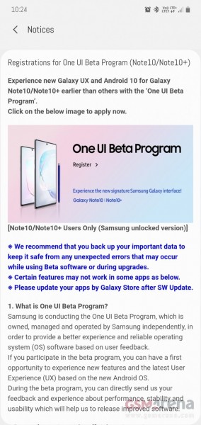 Samsung Galaxy Note10 series gets Android 10-based One UI 2.0 beta in India