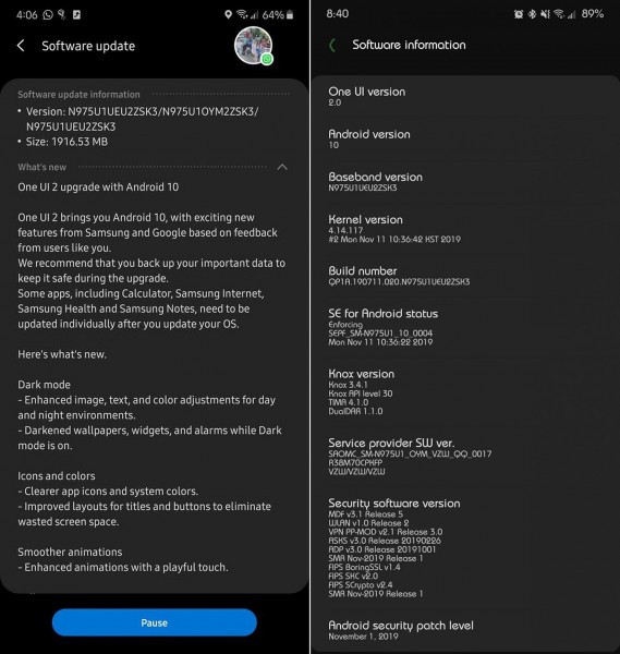Samsung Galaxy Note10 gets Android 10-based One UI 2.0 beta in the US