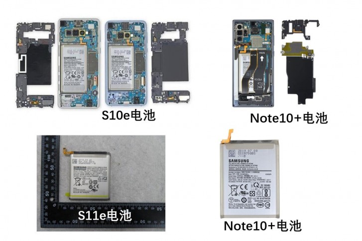 Quick comparison of Samsung batteries