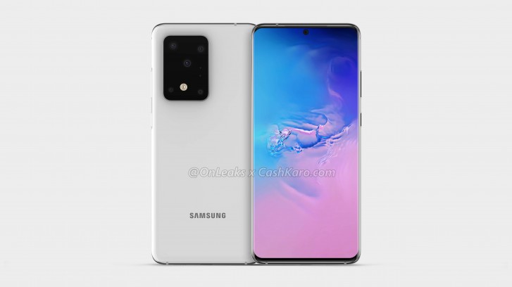 Samsung Galaxy S11+ renders show off punch hole display and a huge camera bump