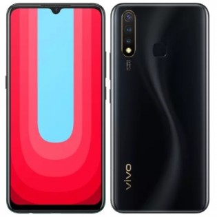 vivo U10 in Racing Black color