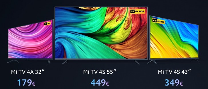 Xiaomi launches Mi TV 4S in Europe, the 55” costs €449