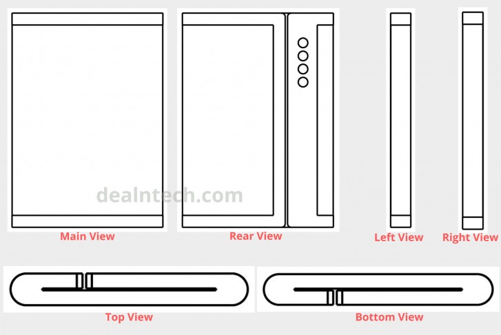 Xiaomi’s latest patent shows a foldable phone with quad-cameras