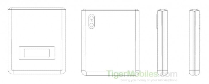 Patent designs for the Xiaomi’s clamshell foldable phone appear