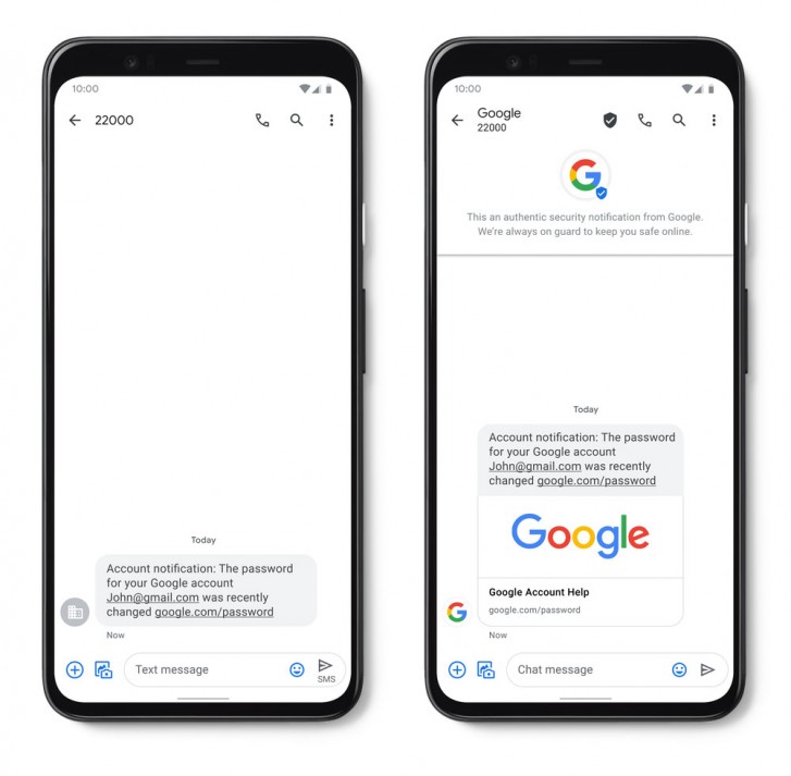 Google introduces Verified SMS and Spam Protection for Messages