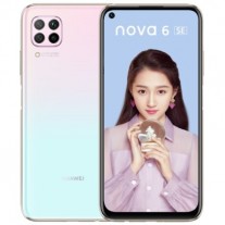 Huawei nova 6 SE in Snow Sky color