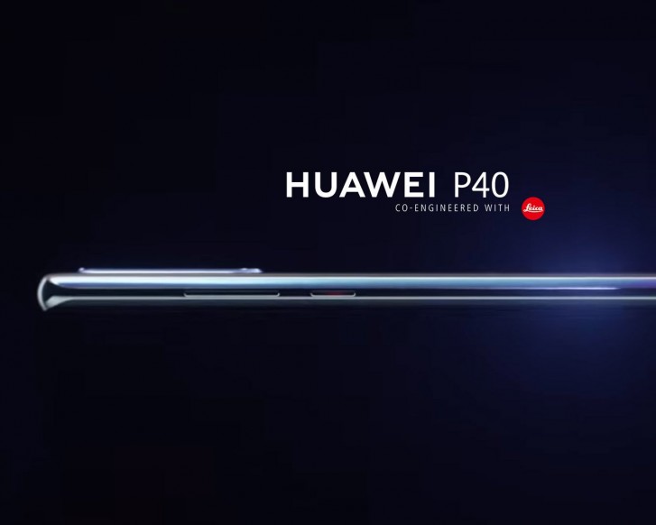 Huawei P40's first render leaks, to feature a curved 6.57'' screen