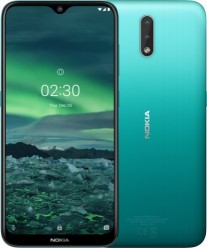 Nokia 2.3 in Cyan Green color