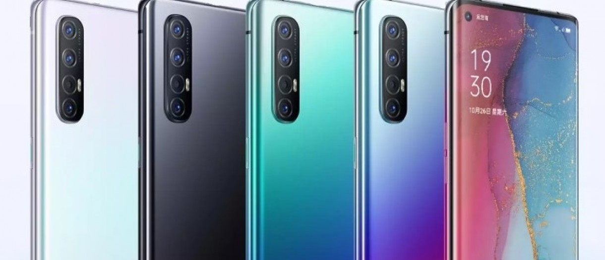 oppo reno 3 pro all colours