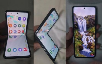 Samsung’s clamshell foldable spotted in live images