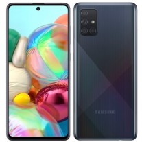 Samsung Galaxy A71 in Prism Crush Black color