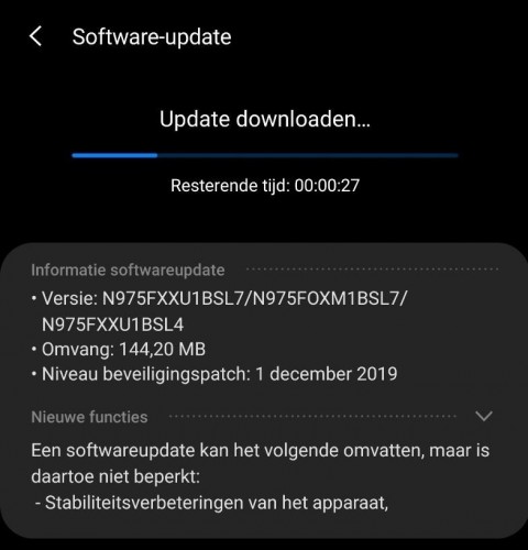 Samsung Galaxy Note10 receiving stable Android 10 update