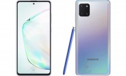 Renders of the Galaxy Note10 Lite reveal a flat display