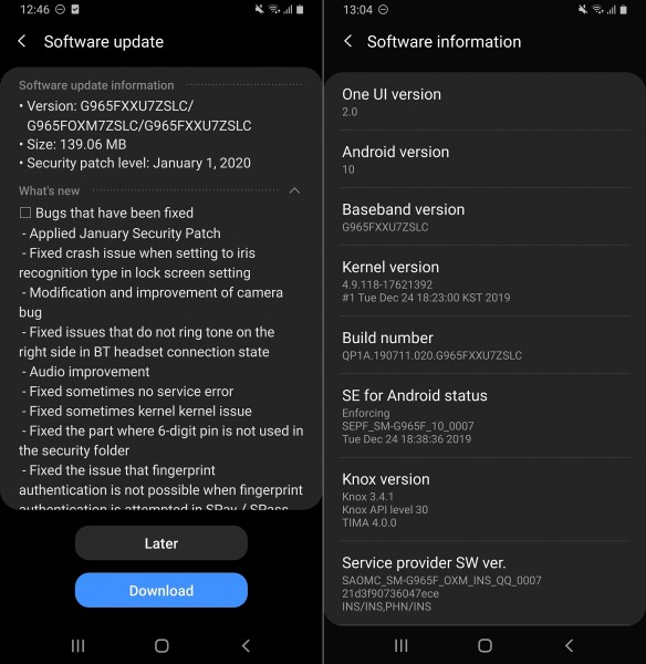 Samsung Galaxy S9 gets another Android 10 beta with more bug fixes