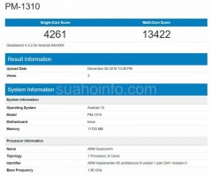 Sony Xperia 3 (PM-1310) at Geekbench