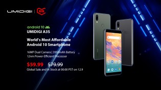 The Umidigi A3S launches at $60 ($20 off its regular price)