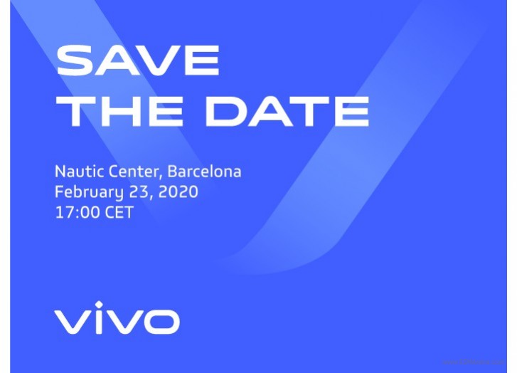 vivo is launching a new smartphone at MWC 2020 on February 23
