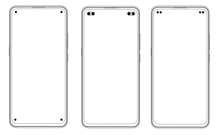 Vivo patents several quad punch-hole smartphone designs