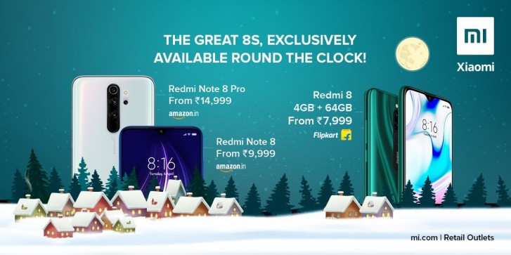 Redmi Note 8 lineup is available on open sale in India