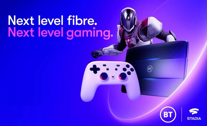 British Telecom bundling Google Stadia Pro membership with broadband ...