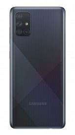 Samsung Galaxy A71 in Crush Black