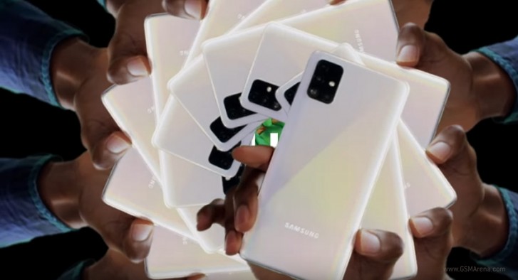 Samsung releases a trio of promo videos for the Galaxy A51 and A71