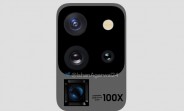 New Samsung Galaxy S20 Ultra renders update camera setup design