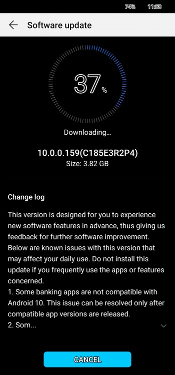 EMUI 10 now rolling out on Huawei P30 Lite