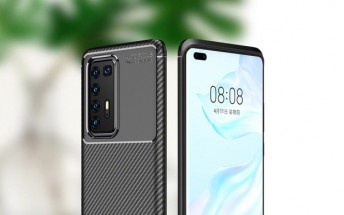 Images of Huawei P40 Pro case show a penta camera on the back, flat screen on the front