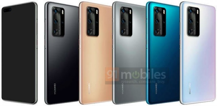 كاميرا Huawei P40 Pro لتحديث مستشعر RYYB ، تكبير أفضل