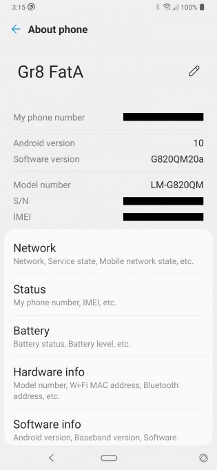 Android 10 update for unlocked LG G8 ThinQ in the US