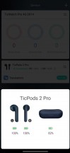 TicPods 2 Pro: battery status - News 20 01 Mobvoi Ticpods 2 Pro Review review