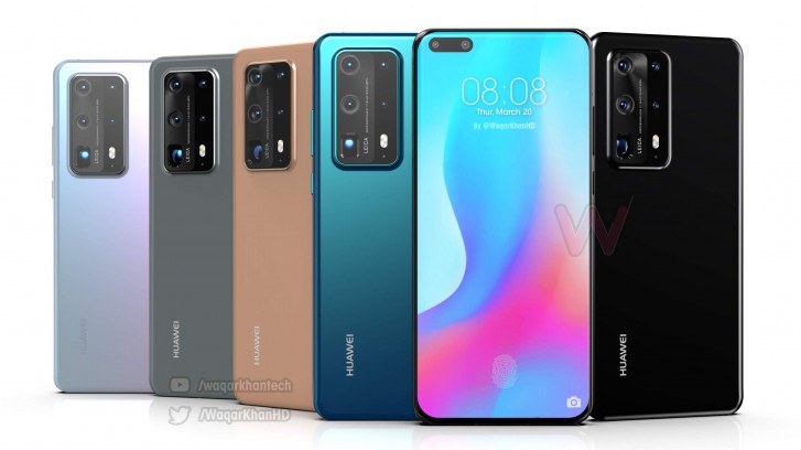 Free Huawei P40 Pro+ (Plus) Mockup PSD & Ai - Good Mockups