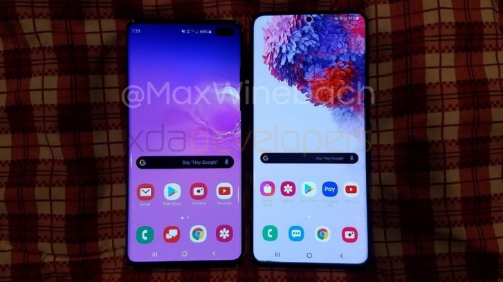 More leaks of Samsung Galaxy S20+: 120Hz display, in-display scanner, 4,500 mAh battery, and no headphone jack 