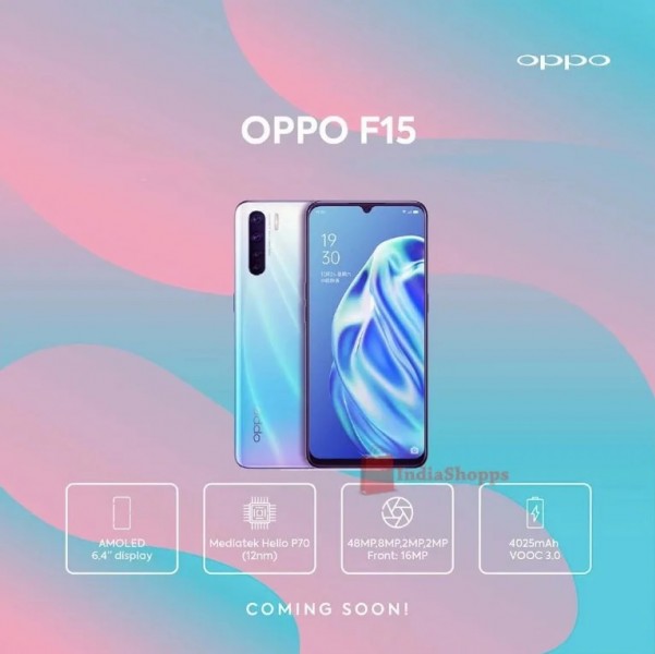 oppo f15 specs