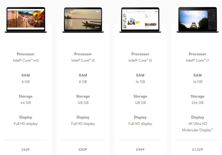 Google Pixelbook Go arrives in the UK, here are the prices