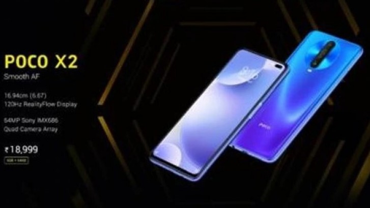 Poco X2 confirmed to feature 27W fast charging, leaked images reveal price and specs