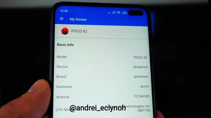 Poco X2 confirmed to feature 27W fast charging, leaked images reveal price and specs