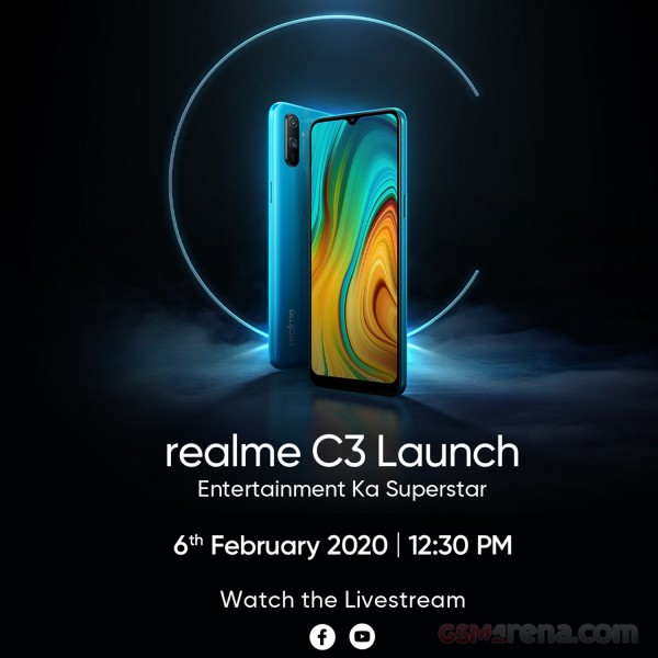 Realme C3 launch date announced