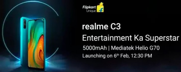 Realme C3 specs revealed by Flipkart ahead of launch