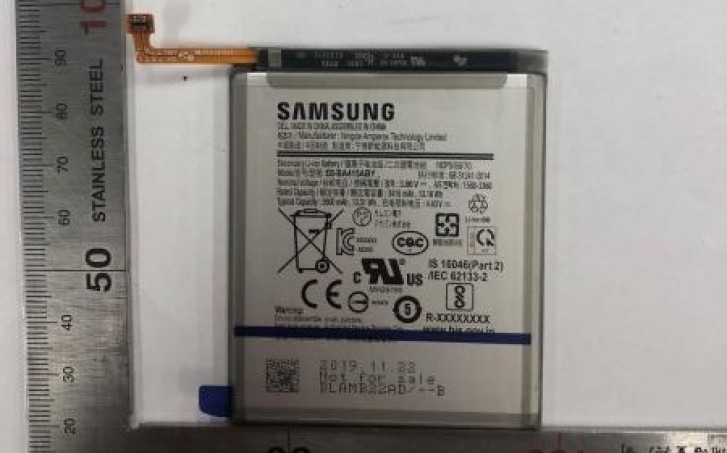 Samsung Galaxy A41 battery will sport a 3,500 mAh battery
