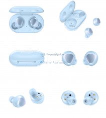 Samsung Galaxy Buds Plus in Black, Sky Blue and White