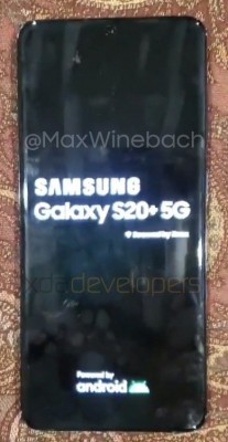 Samsung Galaxy S20+ 5G front and back
