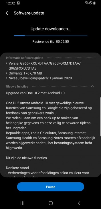 Dutch and US update changelogs