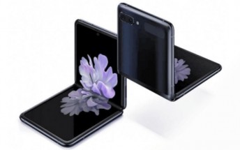 Official renders of the Samsung Galaxy Z Flip leak in black and purple, full specs surface
