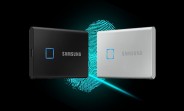 Samsung made a fingerprint-secured portable SSD