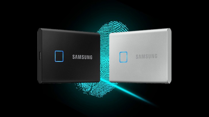 Samsung made a fingerprint-secured portable SSD