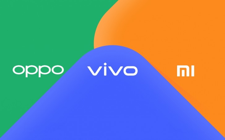 realme xiaomi oppo vivo