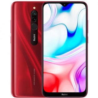 Redmi 8 in Phantom Red color